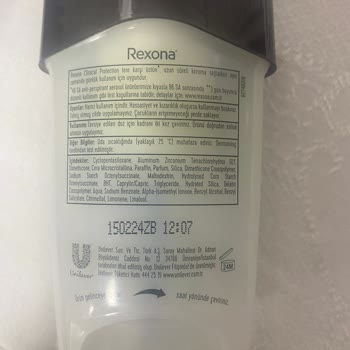 Rexona Roll-On Caused Severe Underarm Allergy After 1 Month