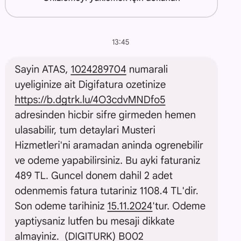 İzlemediğim Yayın İçin Fatura Şoku