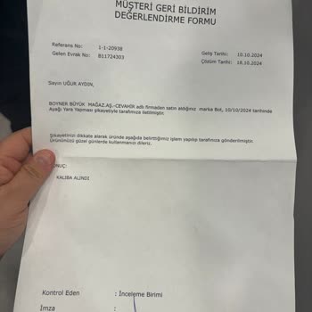 Caterpillar Bot Değişiminde Müşteri Memnuniyetsizliği