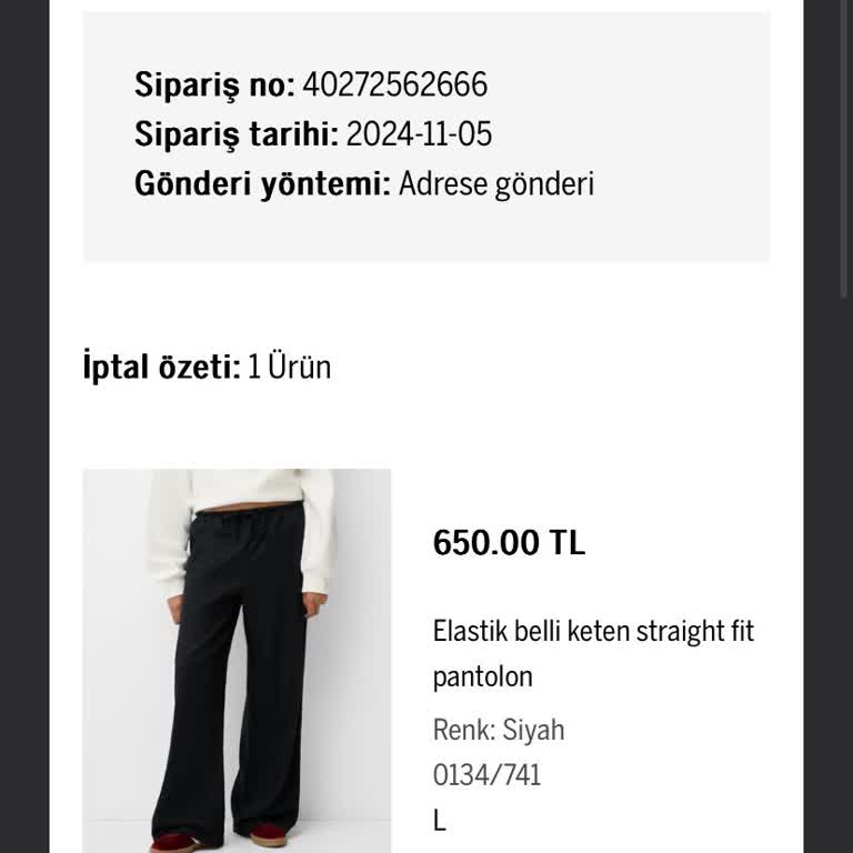 Ürün İptali Ve İade Sorunu