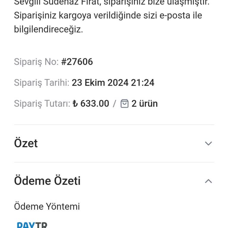 İnternet Siparişimde İletişim Sorunu Ve Teslimat Gecikmesi