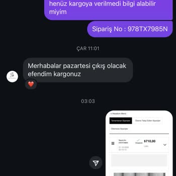 Sipariş Ulaşmadı Ve İletişim Kurulamıyor