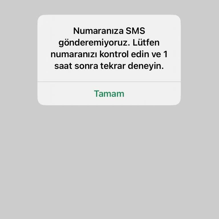 WhatsApp Acil Yardım İstiyorum Bana Kod Gelmiyor