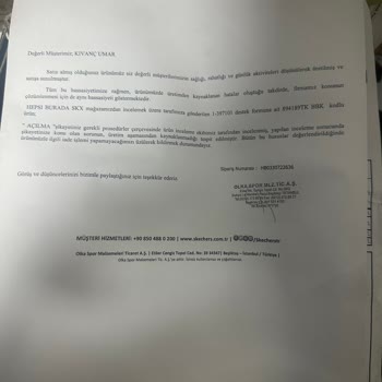 Skechers Ayakkabılarında Tekrarlayan Açılma Sorunu Ve İade Sorunu