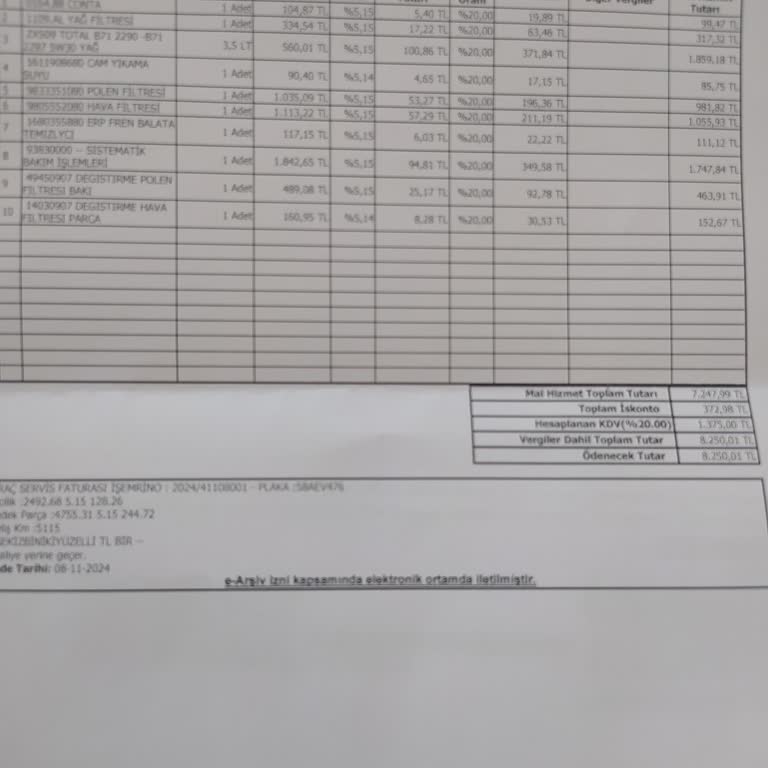 Garanti Kapsamında Yüksek Servis Ücreti Şoku