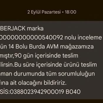 Lumberjack Sırt Çantası Fermuar Sorunu Ve Müşteri Hizmetleri Hayal Kırıklığı