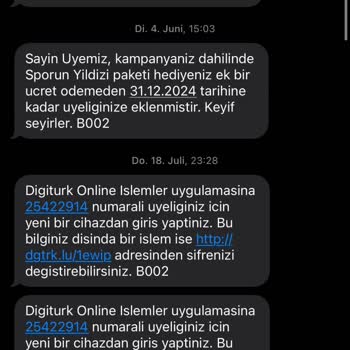 Kullanılmayan Hizmet İçin Haksız Fatura