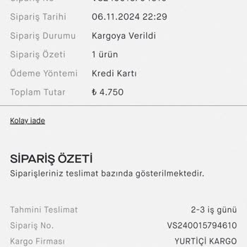 Parfüm Siparişim Hayal Kırıklığına Dönüştü