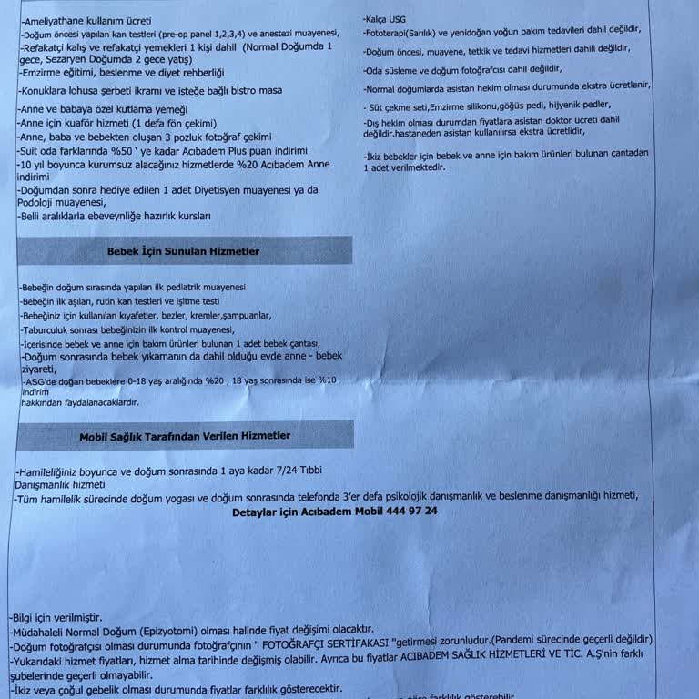 Yenidoğan Paketi Ücreti Sürprizi: Sigorta Kapsamı Sorunu