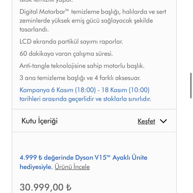 Sipariş Sonrası Kampanya Hayal Kırıklığı