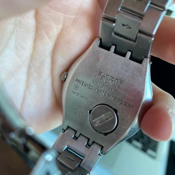 Swatch Saatimin Pil Değişiminde Yaşadığım Sorun