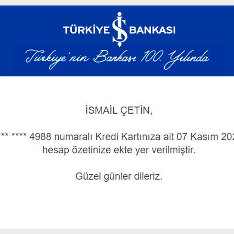 İptal Edilen Kredi Kartına Gelen Ekstre Sorunu