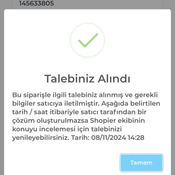 Sipariş İadesi Ve Gecikme Sorunu
