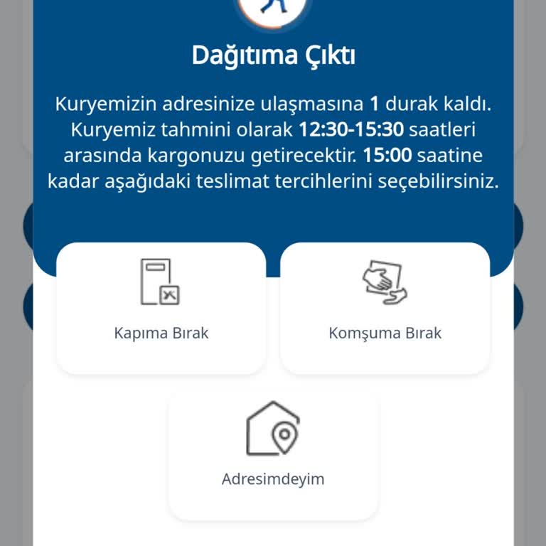 Teslimat Takip Sisteminde Yanıltıcı Bilgilendirme Sorunu
