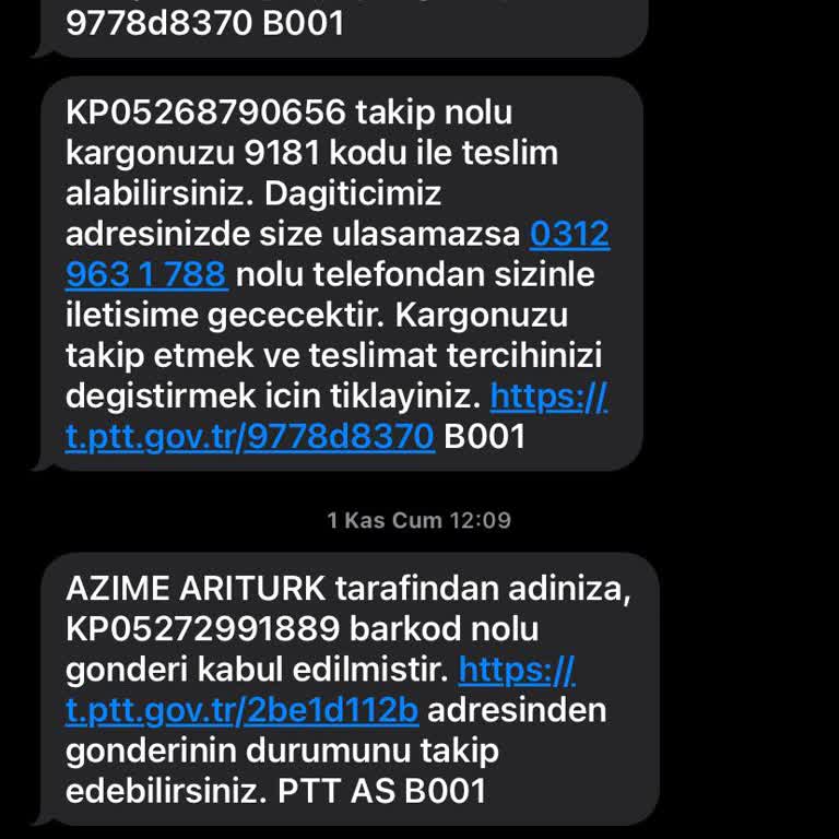 PTT Kargo Teslimat Sorunu Ve Ulaşılamama