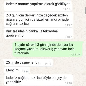 İade Ücreti Hala Hesabımda Değil
