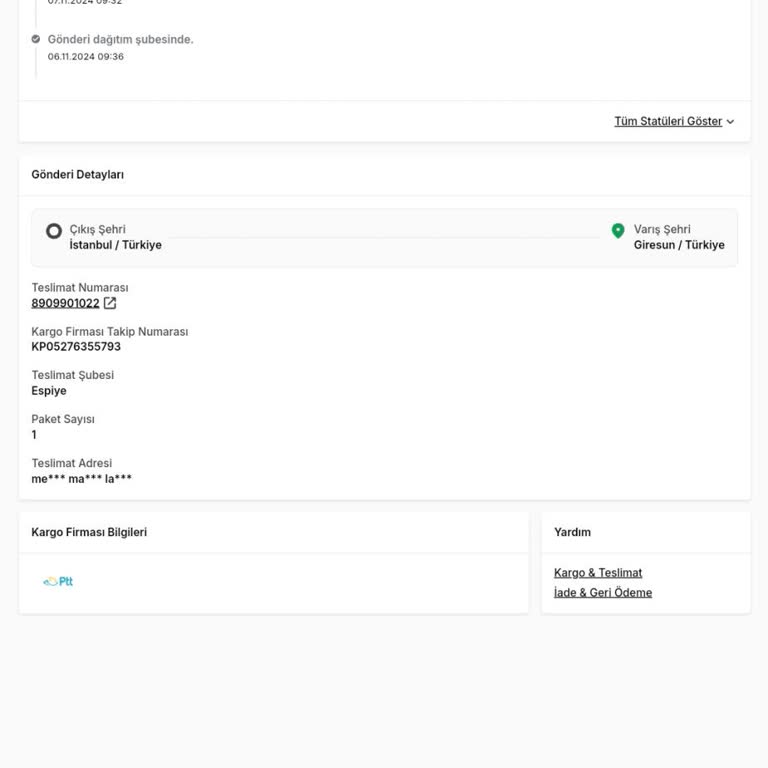 Kayıp Kargo: Teslimat Sorunu Ve İletişim Eksikliği