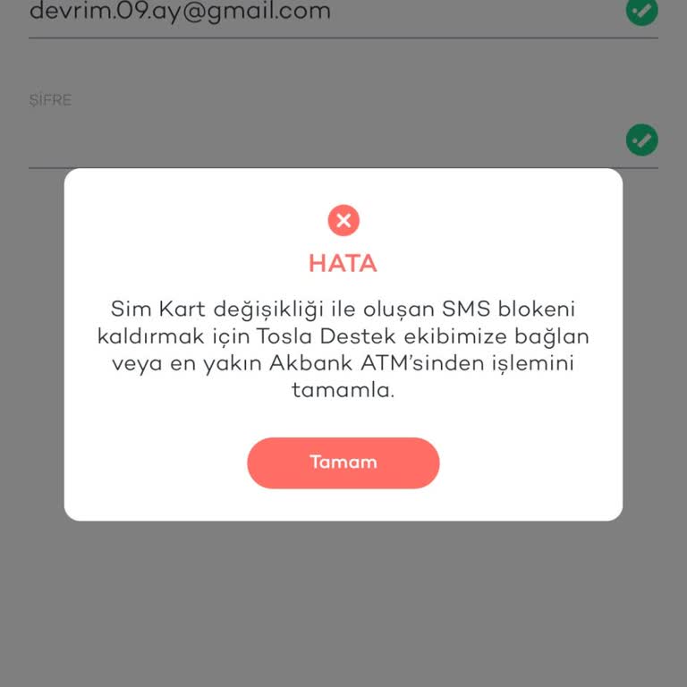 Hesap Erişimi Ve Sim Kart Blokesi Mağduriyeti