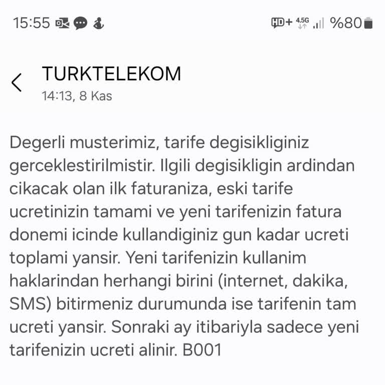Tarife Yenileme Sonrası Beklenmedik Fatura Şoku