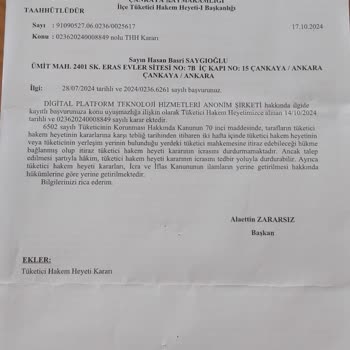 Mahkeme Kararına Rağmen Ödenmeyen Ücret İadesi
