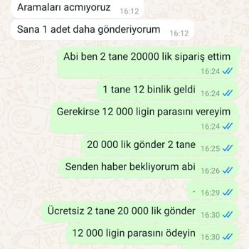 Yanlış Ürün Gönderimi Ve İlgisizlik