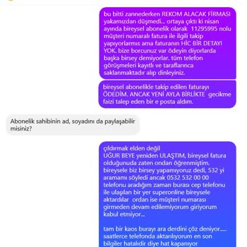 Turkcell Superonline'dan Haksız Fatura Ve Yetersiz Müşteri Hizmeti