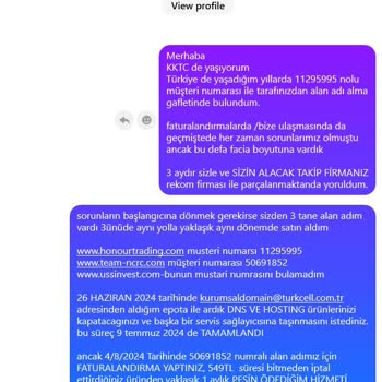 Turkcell Superonline'dan Haksız Fatura Ve Yetersiz Müşteri Hizmeti