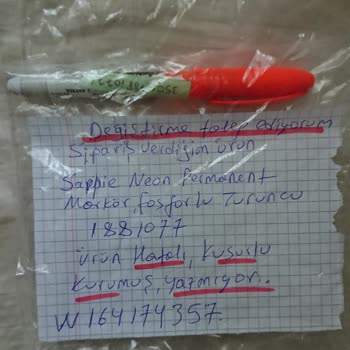 Yanlış Ve Hasarlı Ürün Gönderimi