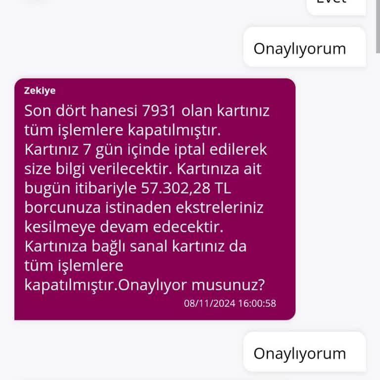 Yıllık Kart Aidatı Haksızlığı