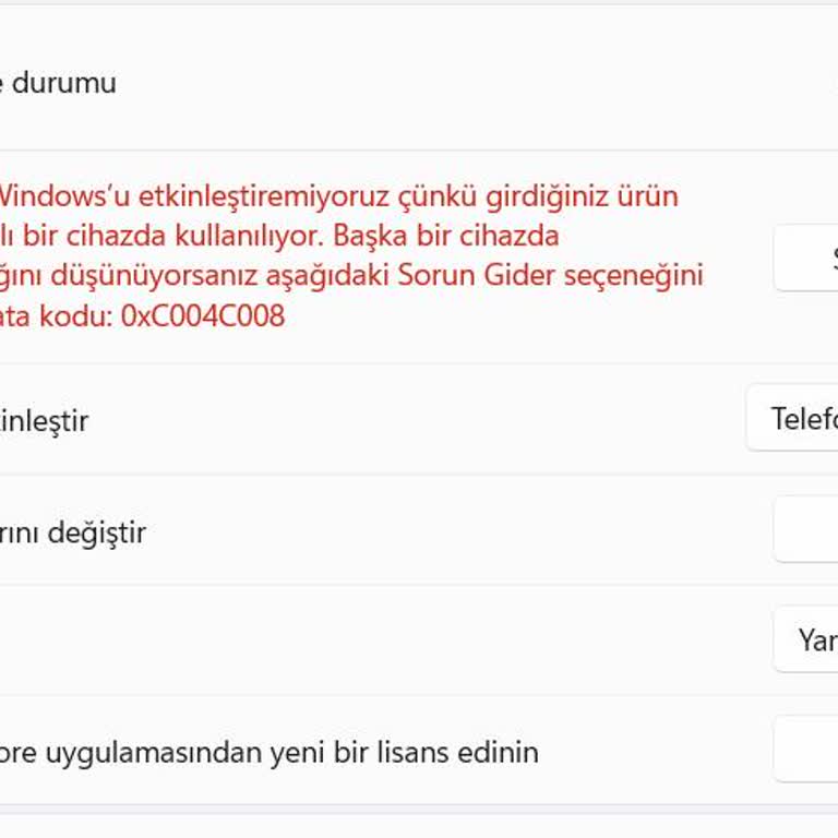 Windows 11 Aktivasyon Sorunu Ve Destek Eksikliği