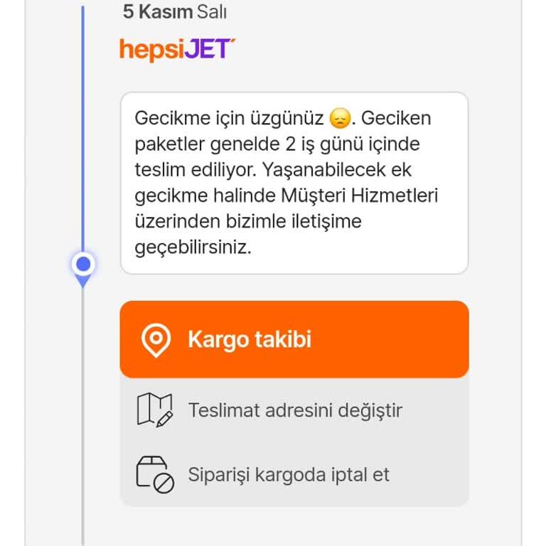 Hepsiburada'dan Alınan Ürünlerin Teslimat Sorunu
