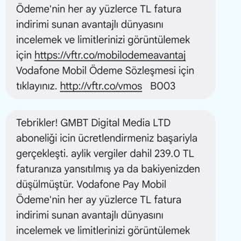 Habersiz Başlatılan Mobil Ödeme Abonelikleri