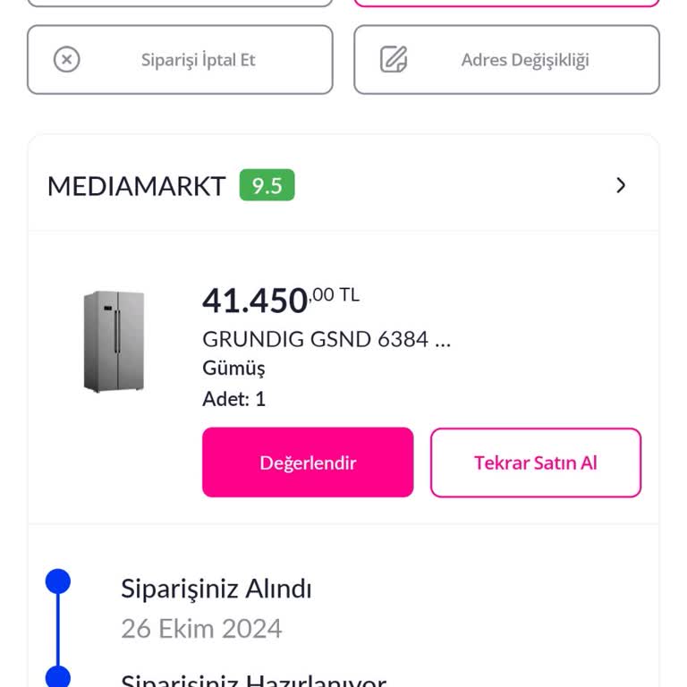 Buzdolabı İadesinde İletişim Ve Ödeme Sorunu