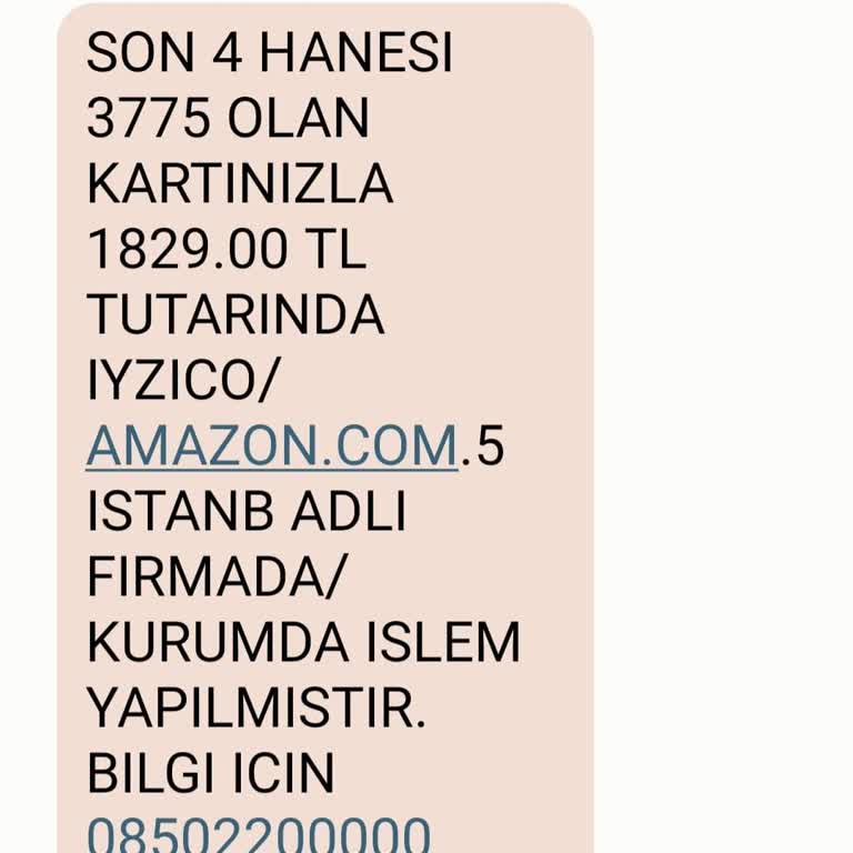 Yanlış Hesap Ekstresi: Amazon Üzerinden Yapılmayan Alışveriş