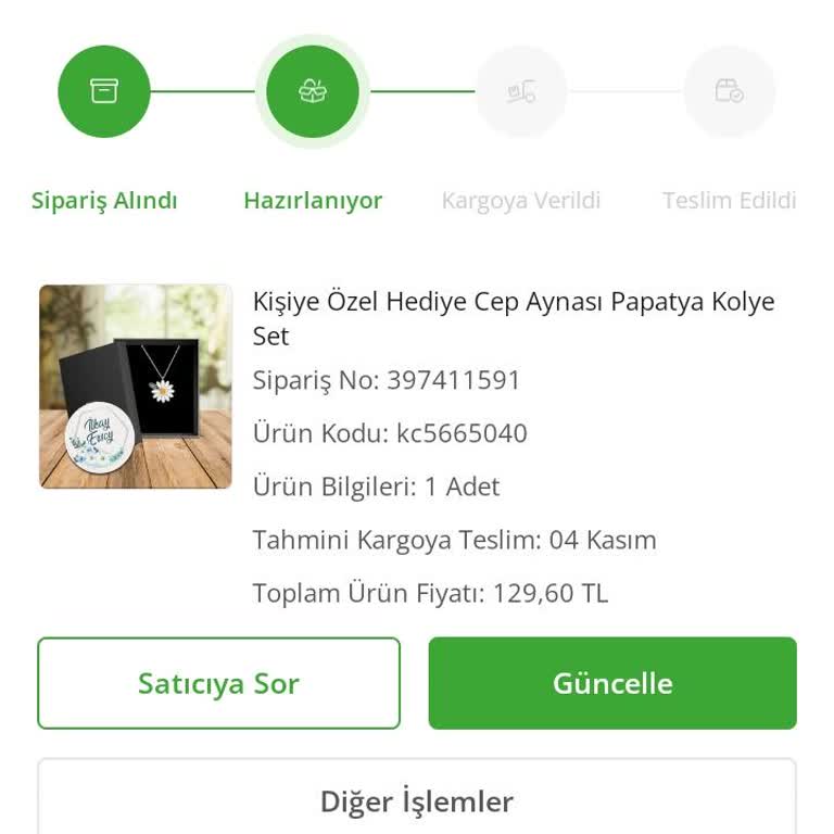 Geç Gelen Kargo Hediyemi Mahvetti