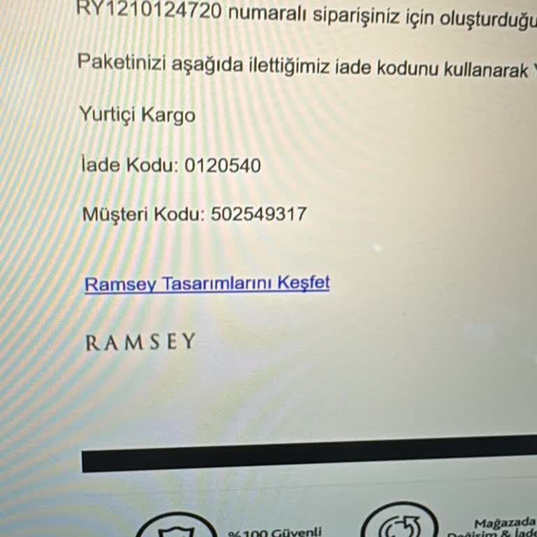 Ramsey İade Sürecinde Hayal Kırıklığı