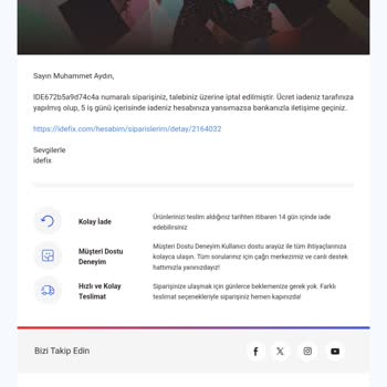 Yanıltıcı Sipariş İptali Ve Müşteri Mağduriyeti