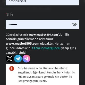 Hesap Doğrulama Sorunu Ve Bloke Edilen Hesap