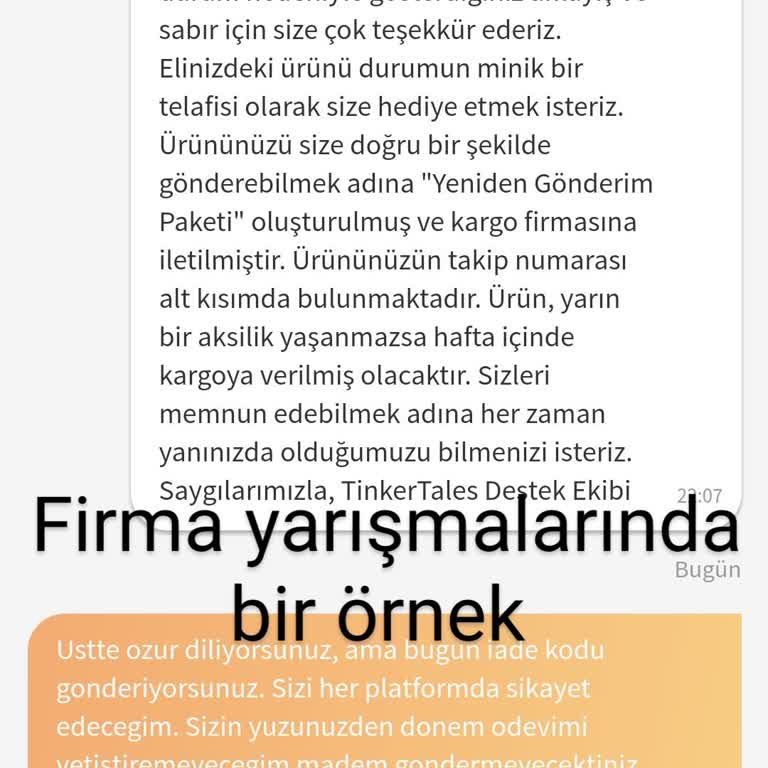 Eksik Ürünler Ve Çözüm Üretemeyen Destek