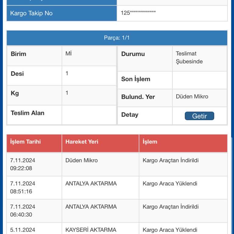 Kargom Neden Hareketsiz Bekletiliyor?