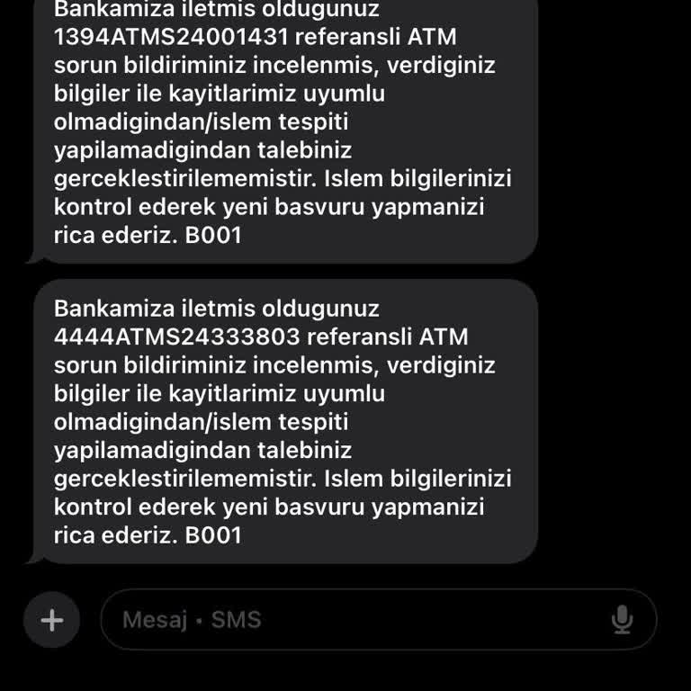 Ziraat Bankası ATM Paramı Yuttu!