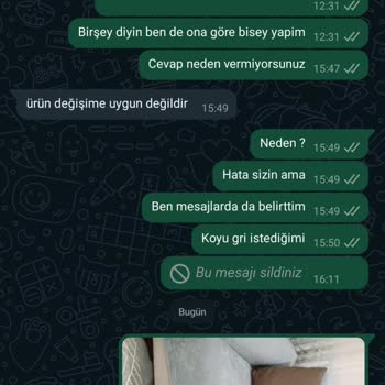 Yanlış Ürün Ve İlgisiz Müşteri Hizmetleri
