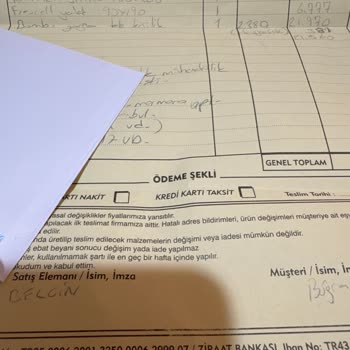 Teslim Edilmeyen Ürünler Ve Saygısız Hizmet