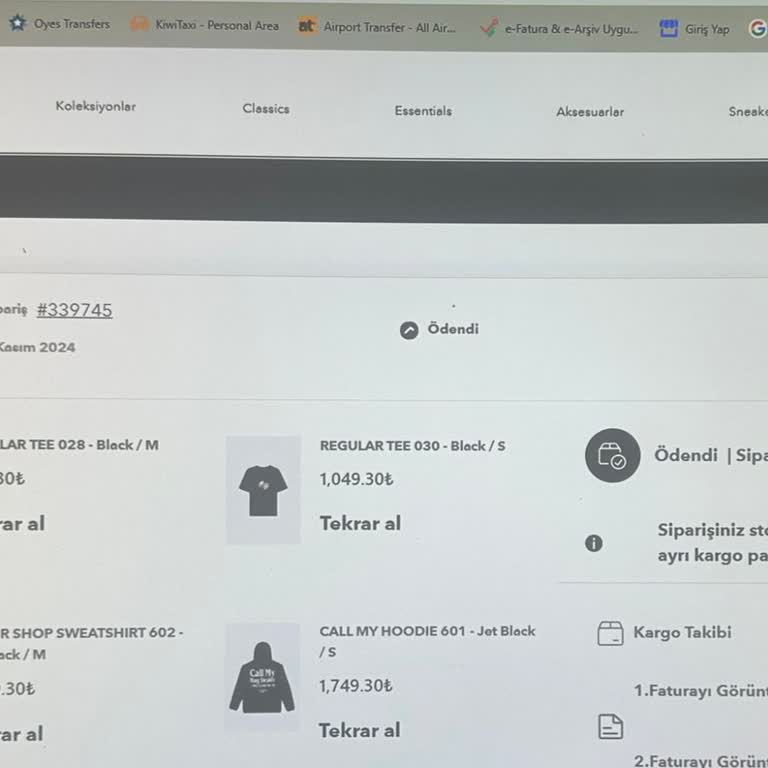 Kargo Hizmeti Ve İptal Sorunu