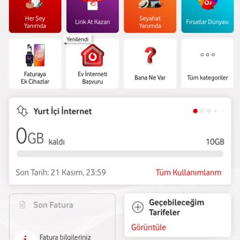 Vodafone'da Fatura Şoku Ve İnternet Sorunu