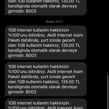 Vodafone'da Fatura Şoku Ve İnternet Sorunu