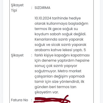 Stanley Termos Sızıntısı Ve Servis Sorunu