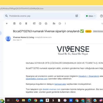 Vivense'den Teslimat Sorunu Ve İptal Cezası