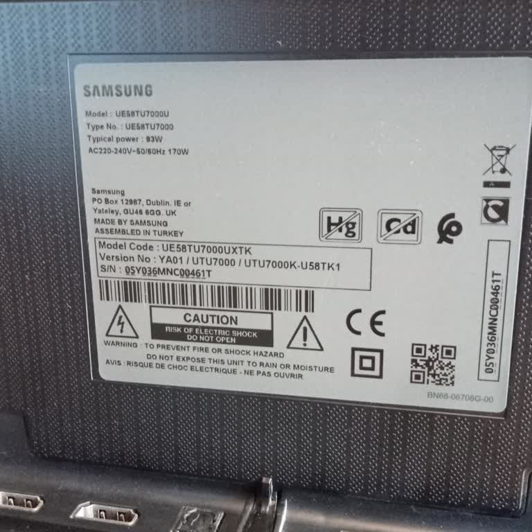 Samsung Televizyonumun Ekran Sorunu