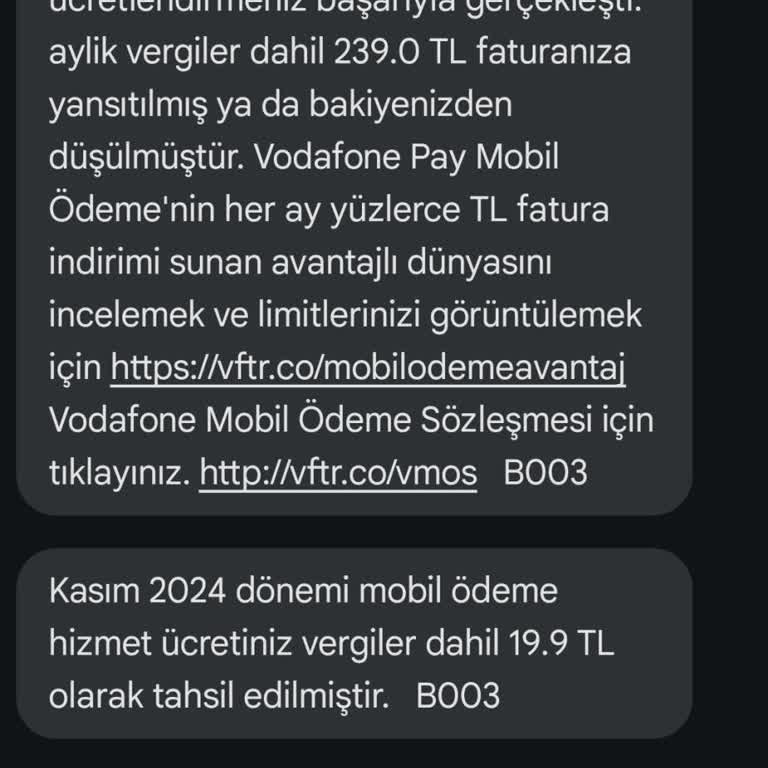 Vodafone Pay'dan Habersiz Abonelik Ve Fatura Şoku